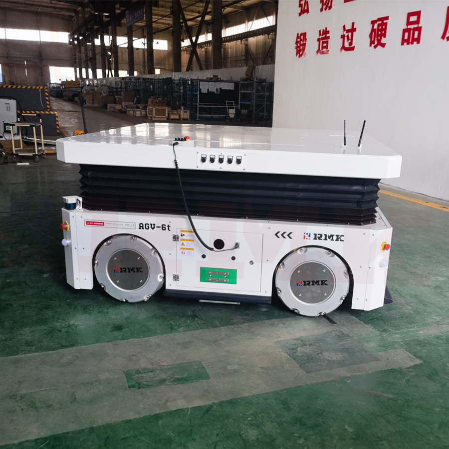 麥克納姆輪AGV 激光導航+磁條導航+二維碼導航